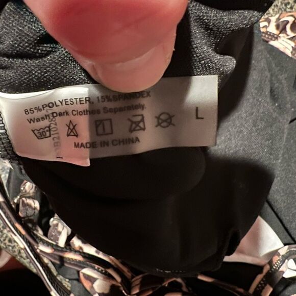 Women’s Two Piece Cheetah Print Bathing Suit - Picture 8 of 10